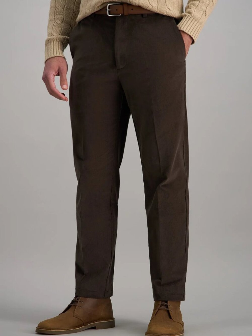 Brooks Brothers Fitzgerald Men's Straight Leg Corduroy Dress Pants Sz 40W/30